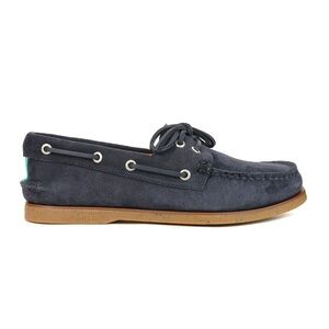 Sperry | VGUC Top-Sider Gold Cup Navy Blue Suede Boat Shoes Loafers, Men 12